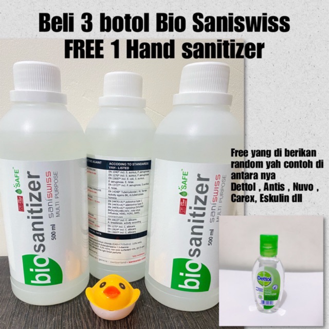 [ PROMO ] BIO SANISWISS DISINFECTANT BIO SANISWISS 500 ML / DISINFECTAN SANI SWISS FOOD GRADE