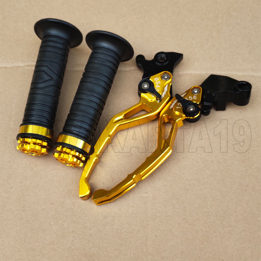 [PROMO] Handle REM dan KOPLING Stelan Variasi Motor FULL CNC Yamaha Vixion Old New RX King Scorpio X