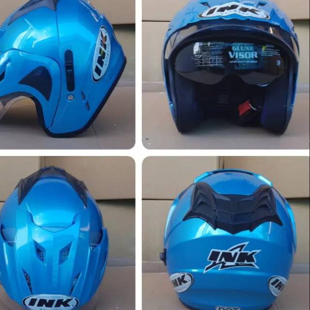 TERMURAH REPLIKA INK T1 Helm tipe jp8 double visor