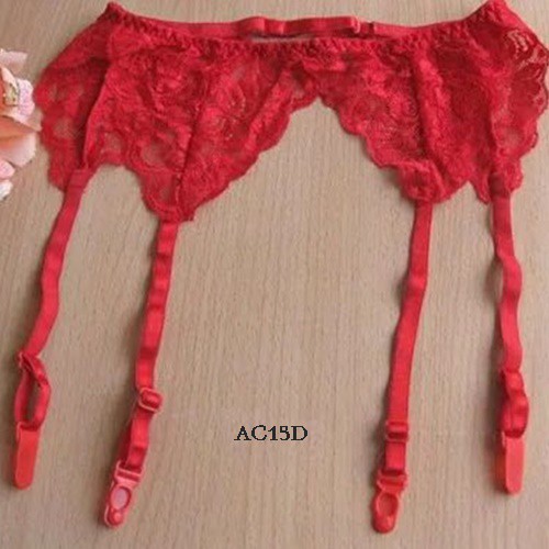 [PALING LARIS] AKSESORIS SEXY GARTER BELT SABUK PAHA MERAH AC15D