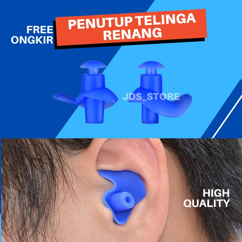 Penutup Telinga Renang Tutup Telinga Earplug Renang Anti Air