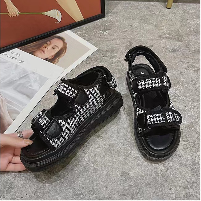 aid 0321, sandal flat wanita import fashion sandal slip on cantik terkiniian terlaris best seller