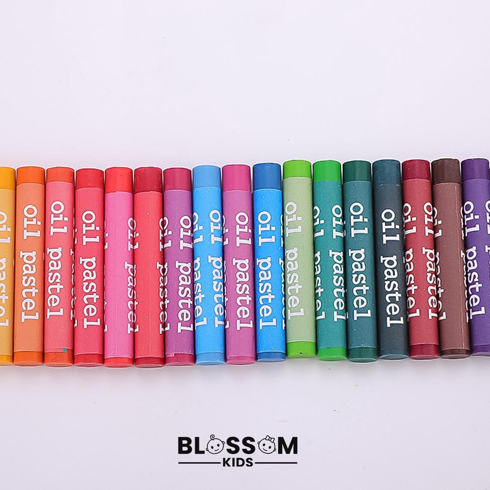 

(P2B8) ✯ Alat Lukis Set 208pcs Crayon Oil Paste Krayon Mewarnai Pensil Warna Cair Perlengkapan Tulis Sekolah - Blossom Kids //Siap@order