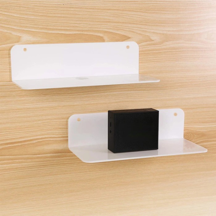 Acrylic Wall Bracket - Rak Gantung Dinding Akrilik Display Multifungsi