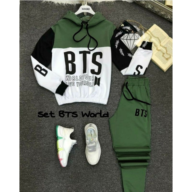 SET CELANA BTS WORLD, BABYTERRY, SETELAN