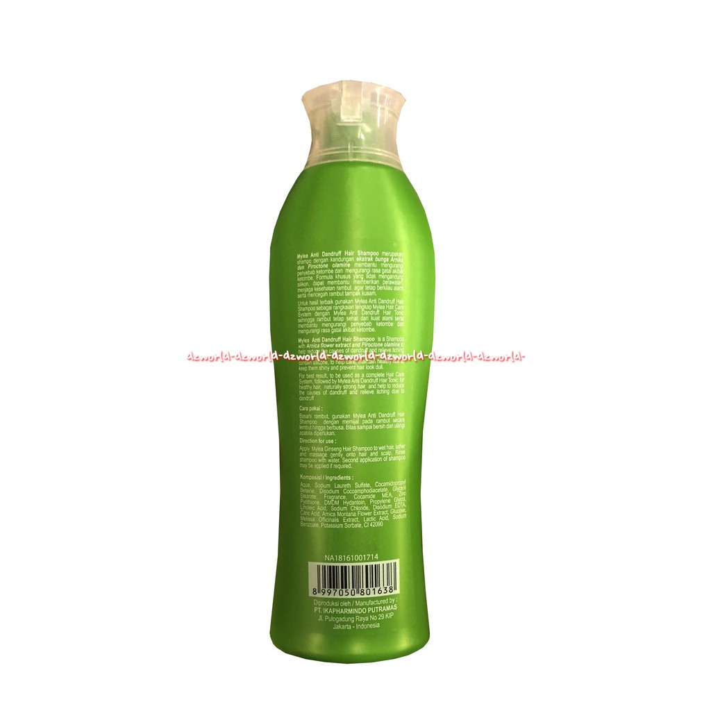 Mylea Hair Shampoo Anti Dandruff Perawatan rambut Berketombe My Lea 200ml