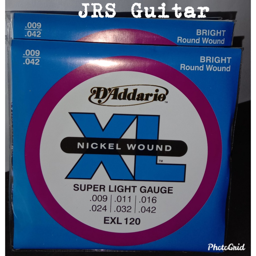 senar gitar akustik/string d'addario ukuran 0.10 (satu set)