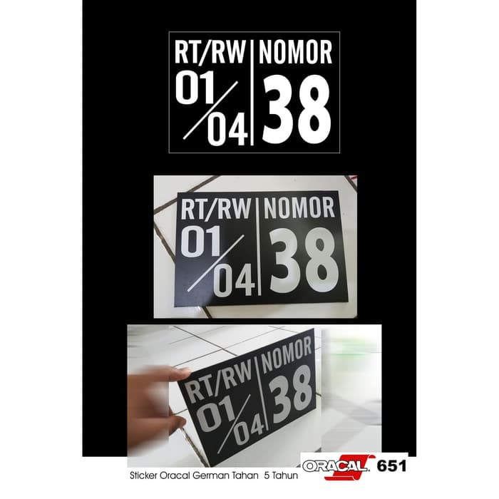 

Nomor Rumah akrilik cuting sticker perumahan kampung exclusive