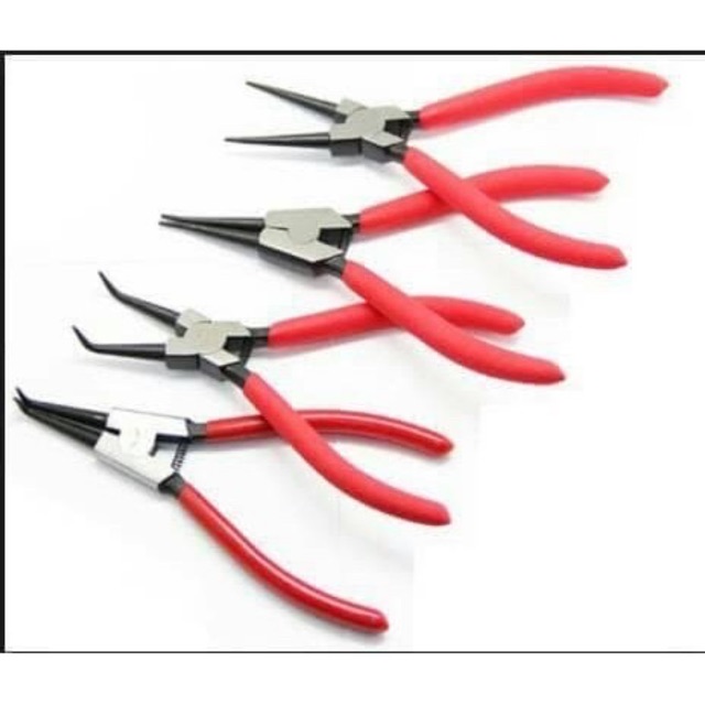 Transformer 4 pc circlip pliers set tang snap ring