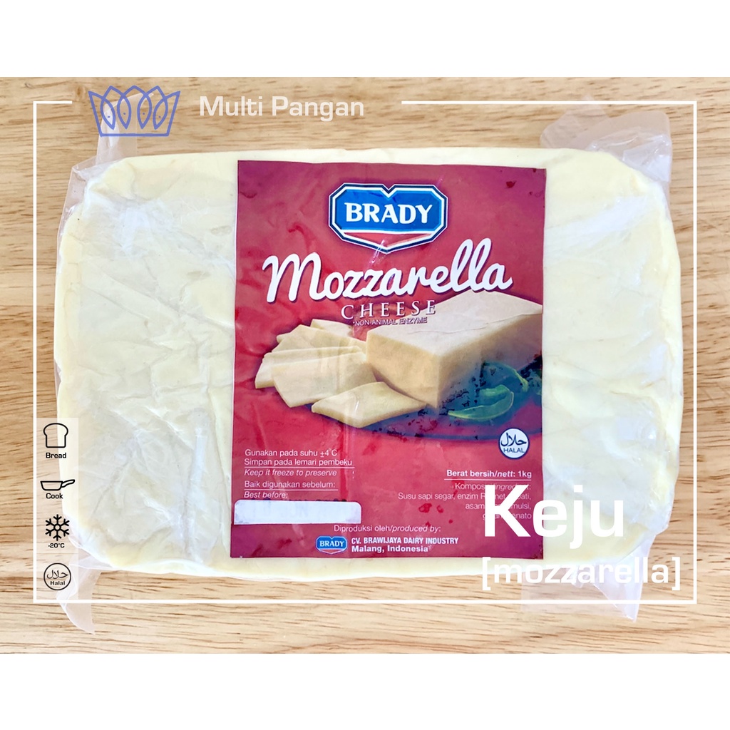 

Keju Brady Mozzarella (1kg)