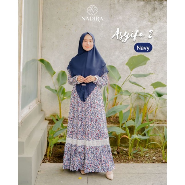 Gamis Asyifa 2 Ori by Nadira hijab// gamis rayon diamond
