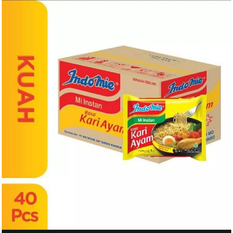 

Mie Kuah Instan Indomie Kari Ayam Karton