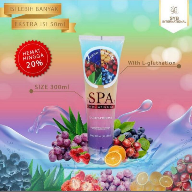 Body spa gel rainbow original 300ml