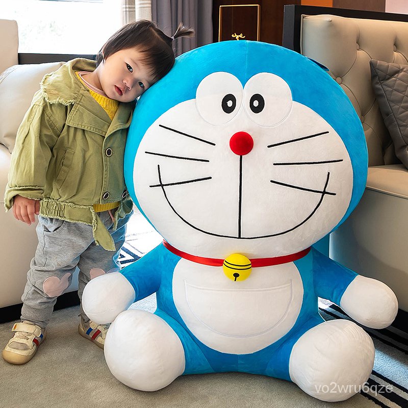 SNI ! BONEKA DORAEMON JUMBO 1 Meter GIANT untuk kado ulang tahun anak pacar teman laki perempuan pria wanita cowok cewek   gemes import ori premium original JUMBO BESAR MINI KECIL  everly.id everlyid gemoy lucu