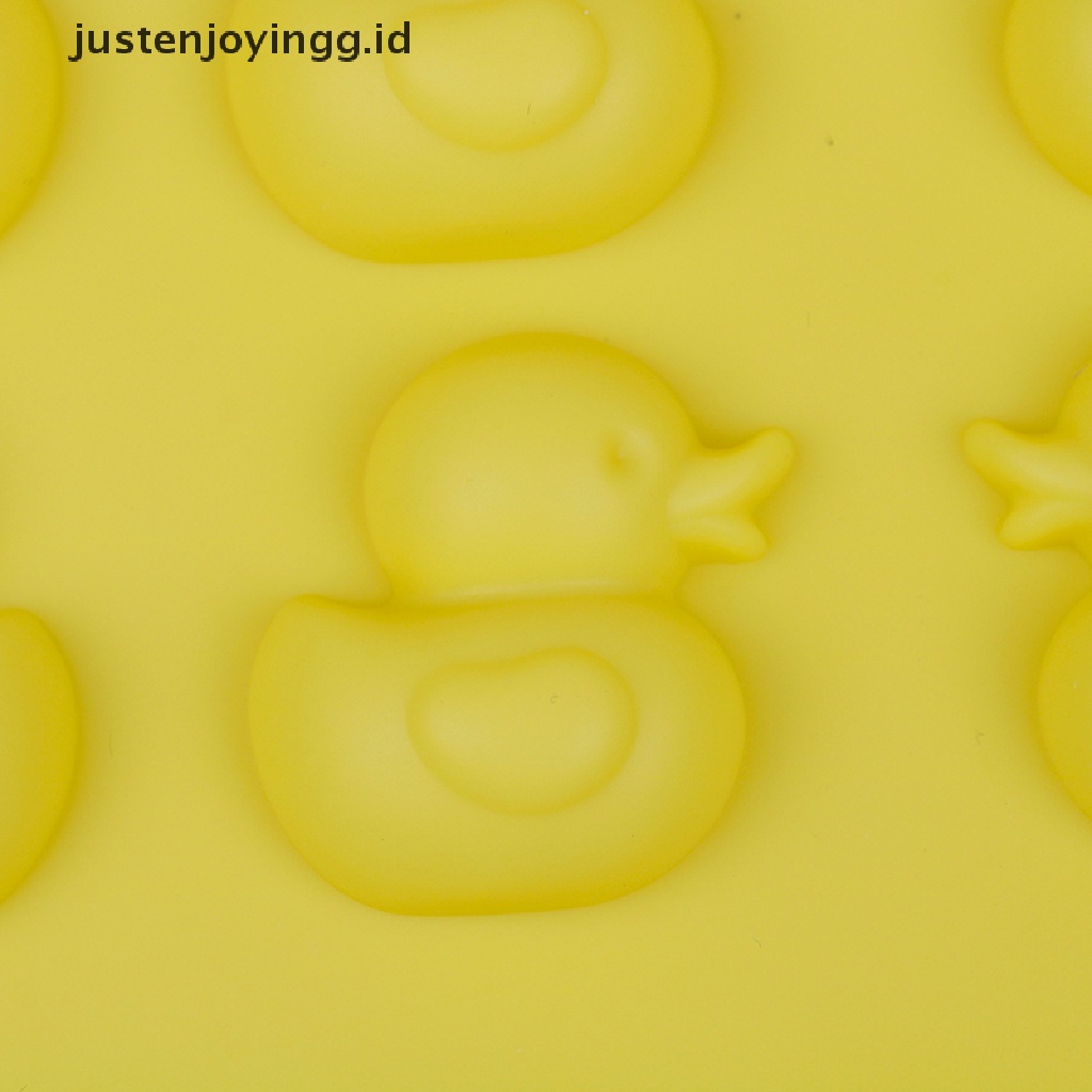 // justenjoyingg.id // Cute Duck Silicone Mold DIY Chocolate Ice Biscuit Candy Moulds ~