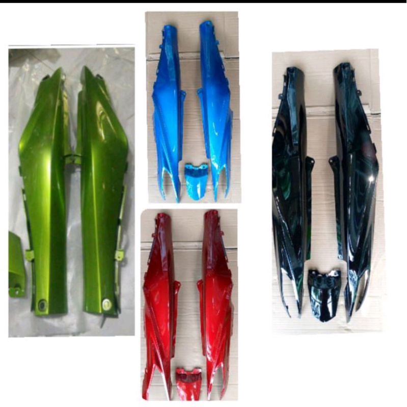 cover bodi body belakang+pad tutup skok bodi Yamaha Jupiter z new/robot hitam biru hijau merahmaron