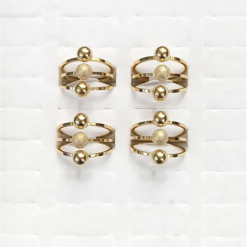 ASLI CINCIN WANITA SPIRAL TITANIUM GOLD-CINCIN TITANIUM WANITA SPIRAL GOLD ANTI KARAT & ANTI LUNTUR