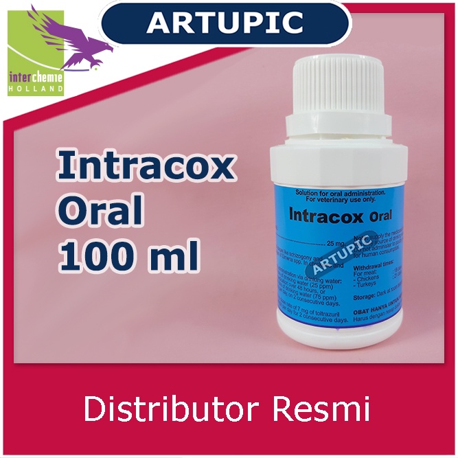 Intracox Oral 100 ml Obat Koksi Semua Stadium Ayam Babi Kambing Domba Ternak Hewan