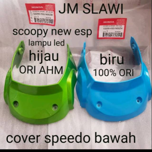 Cover speedometer bawah scoopy fi new esp 2017 - 2019 ori Honda