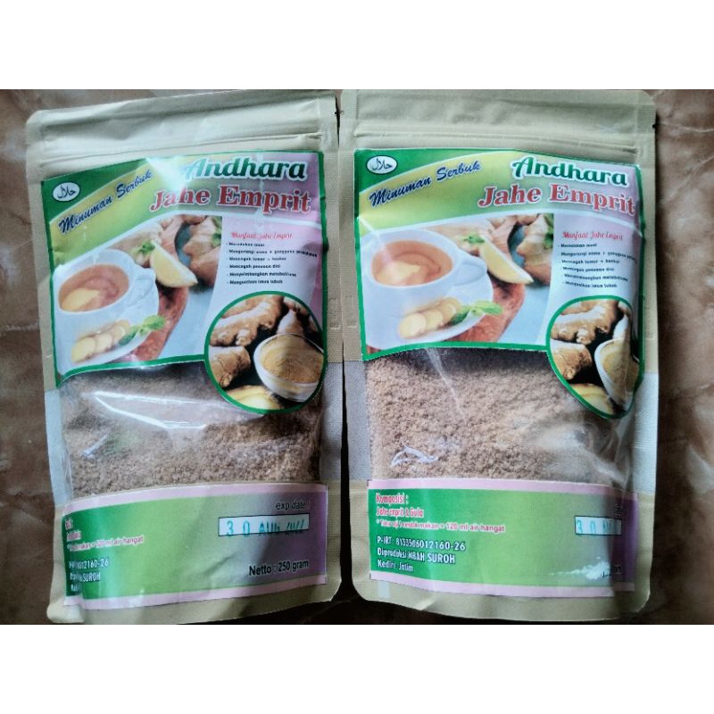 

SERBUK JAHE EMPRIT ANDHARA 250GR