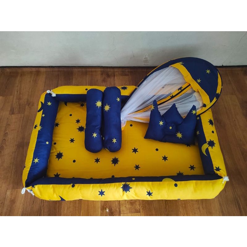 Kasur Bayi Kolam Kulambu Tenda Motif Starmoon