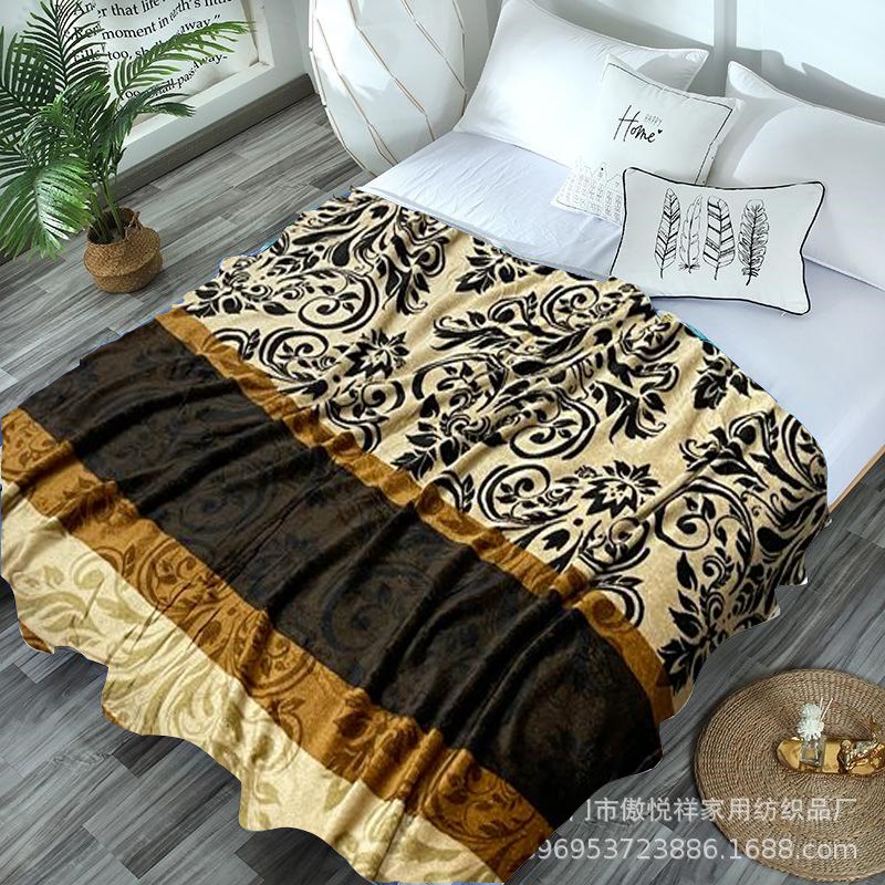 Selimut Bulu Halus Motif Dewasa  Aesthetic Atisashop Murah Berkualitas Lembut Uk135x190 New Arrival-CHOCO BATIK