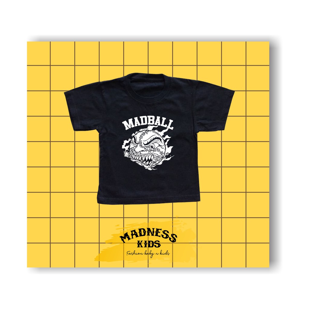 KAOS BAND ANAK HARDCORE MADBALL BAJU BAND ANAK LAKI LAKI DAN PEREMPUAN DISTRO MURAH PREMIUM