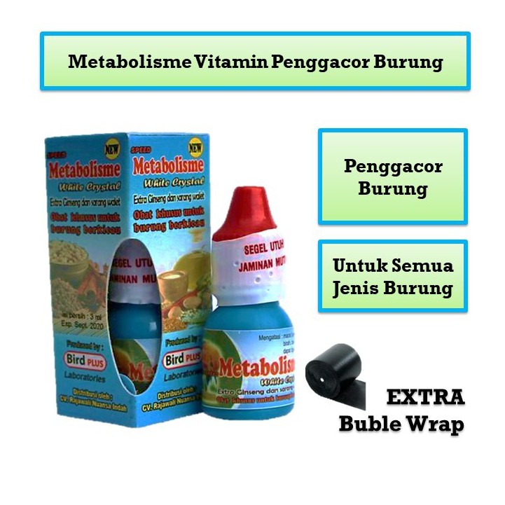 Vitamin Burung METABOLISME BMW Master White Crystal