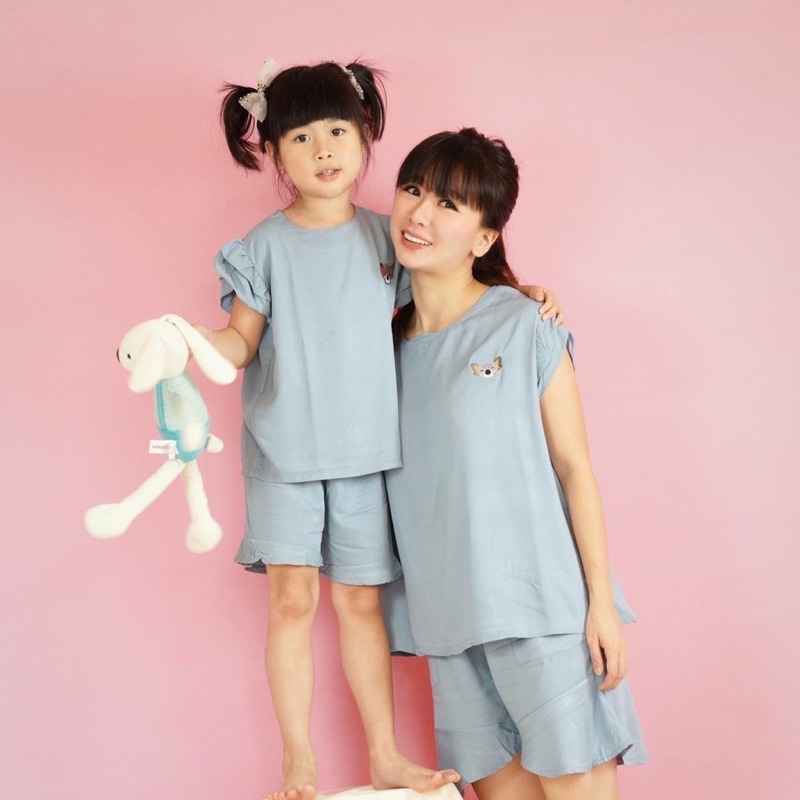 MOOI KIKA RUFFLE SET (KIDS)/SETELAN ANAK PEREMPUAN