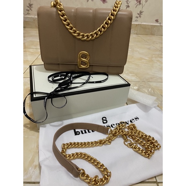 Buttonscarves Nora Bag Tan