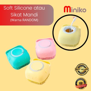 Sikat multifungsi-Sikat dispenser + Dispenser Sabun - Sikat Pembersih - Warna Random