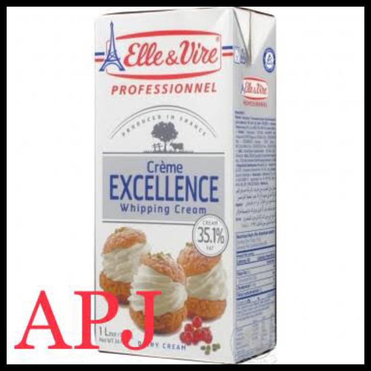 

Termurah ELLE VIRE WHIP CREAM WHIPPING CREAM 1ltr