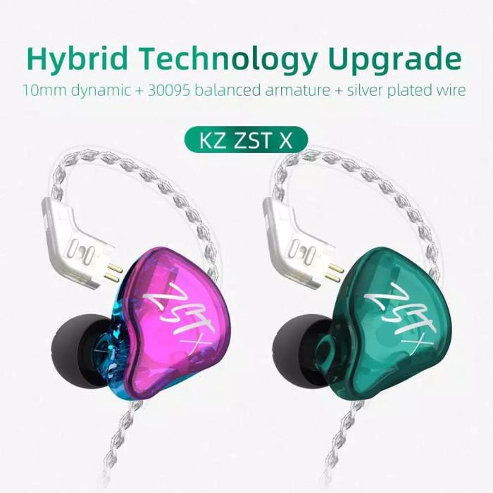 Earphone Knowledge Zenith KZ - ZSTX - ZST X Driver IEM 1BA + 1DD