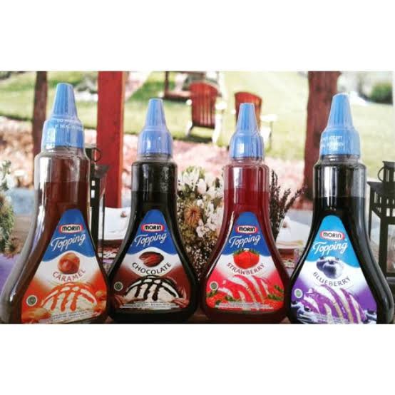 Morin Topping 310 Gram Coklat, Strawberry, Caramel, Blueberry