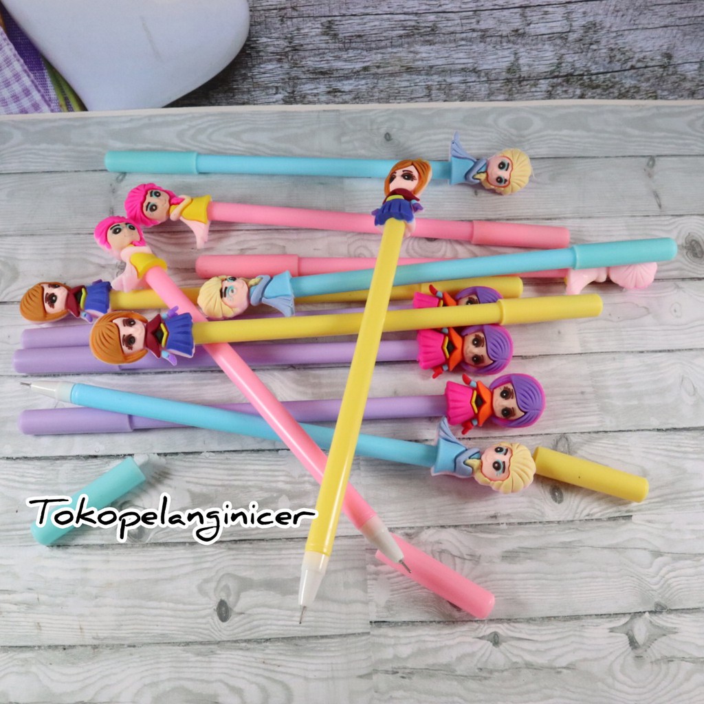 Pena Karakter Unik Pulpen Model Boneka bolpoint gel souvenir pulpen Tokopelanginicer