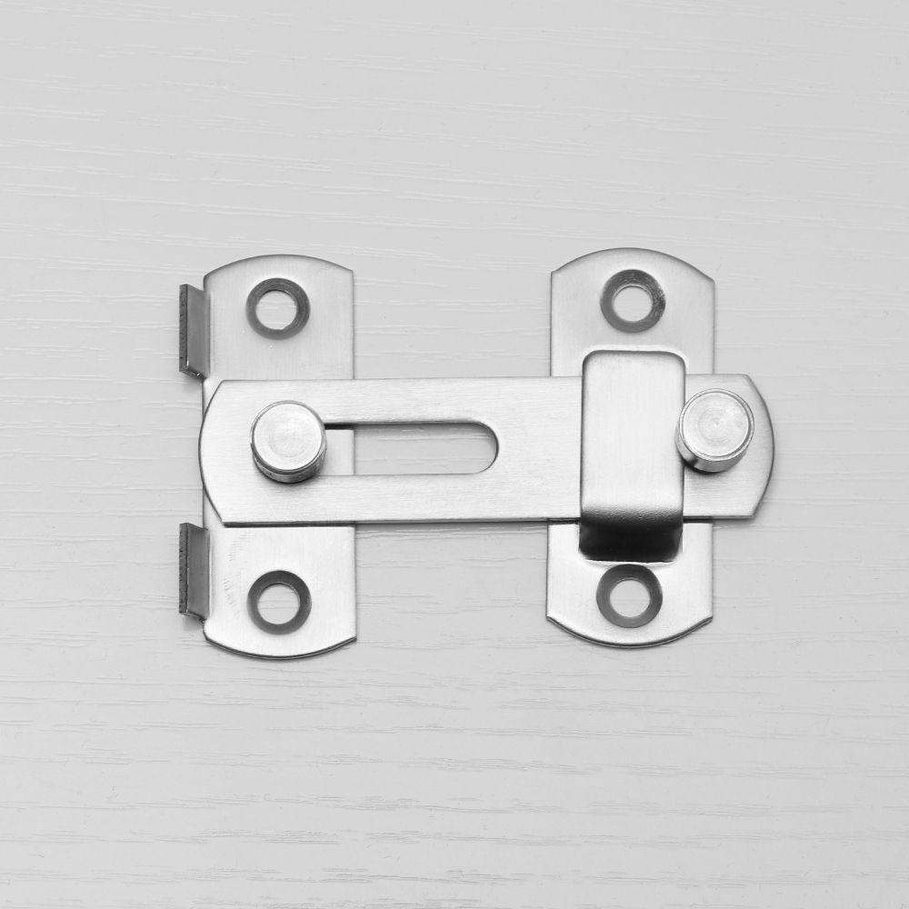 Wonder Hasp Fitting Hardware Sekrup Stainless Steel Silent Gate Buckle Pengaman Kabinet Menangkap