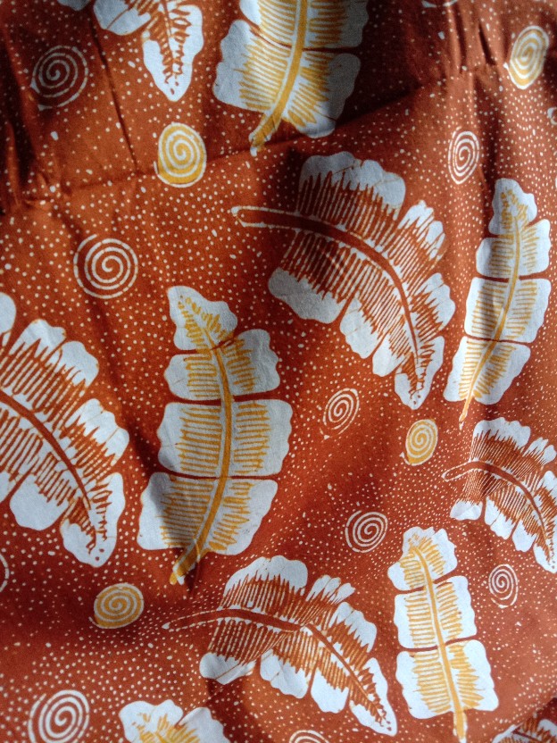 Batik Cap Kombinasi Tulis Motif Daun Pisang Batik Klaten Jogja Solo