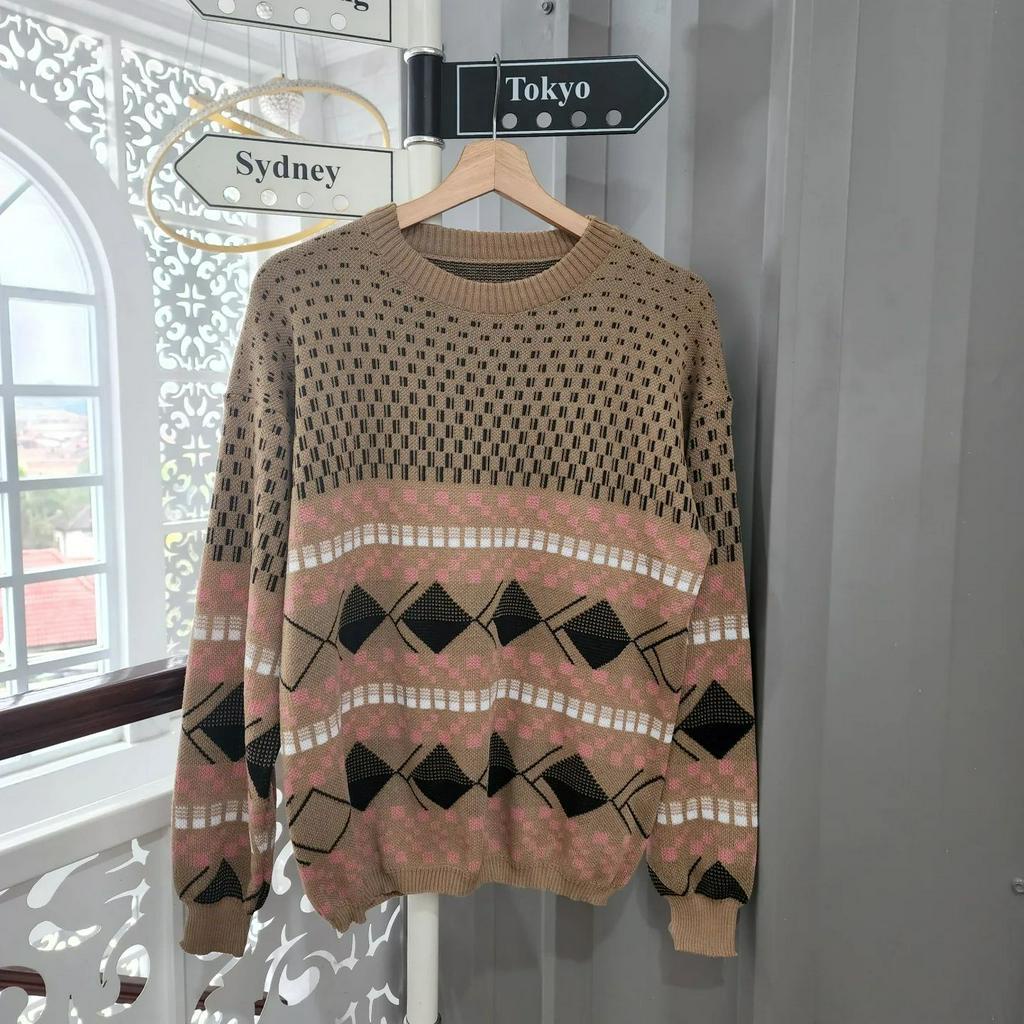 [CYC | COD] REALPICT | Outwear Tasya Sweet Rajut Sweater | Knit Outer Crop Wanita Balon Trendy Murah