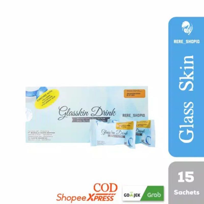 Glass Skin Drink MS Glow Original perawatan extra mencerahkan dan melembabkan extra dari dalam