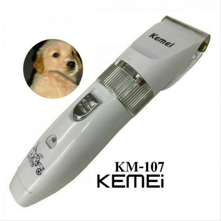 Pet Clipper Alat Cukur Bulu Kucing dan Anjing Kemei KM-107