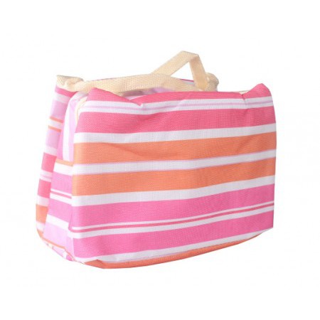 Cooler Bag Motif Salur / Lunch bag Garis / Tas Bekal untuk Makanan Dingin atau Panas