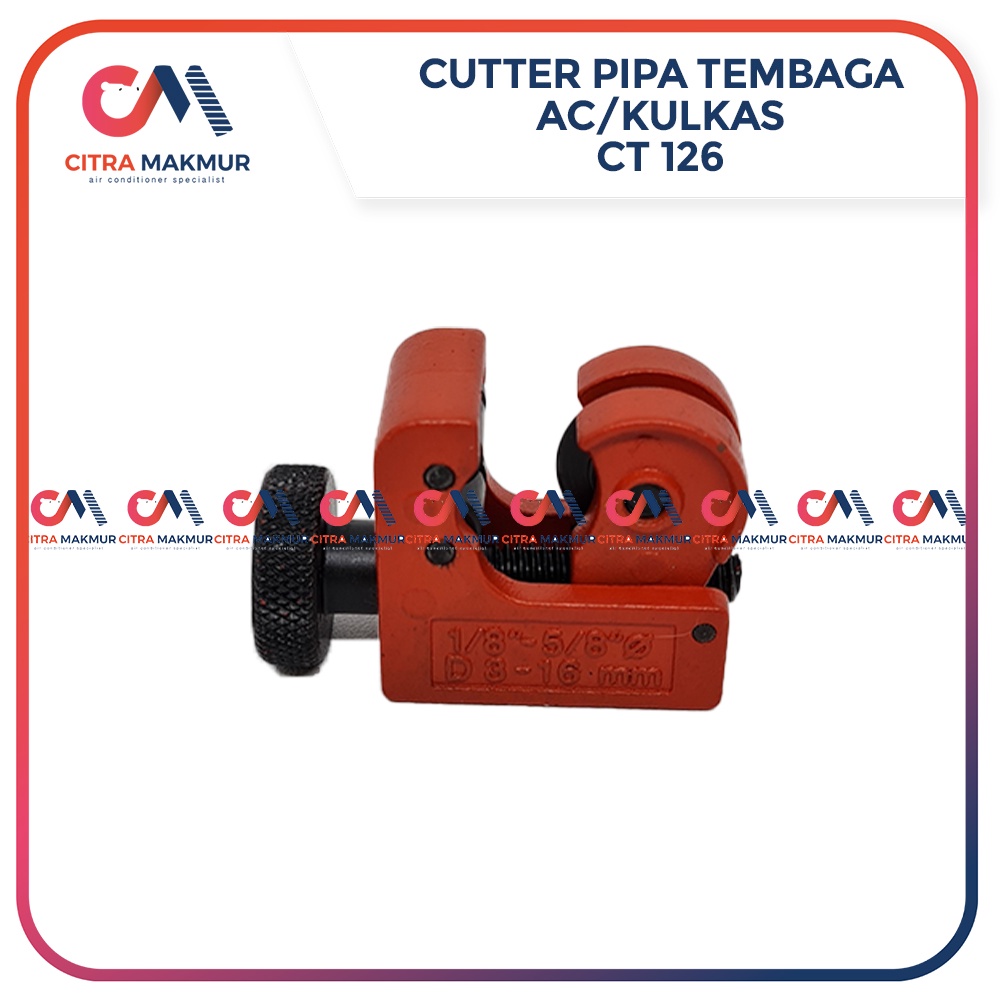 Tube Cutter alat pemotong pipa tembaga ac kulkas besi pipe kecil mini 16 mm ct 126