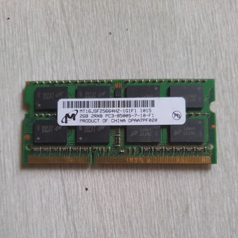 Ram Laptop sodim ddr3 2gb pc 8500, pc 10600,pc 12800