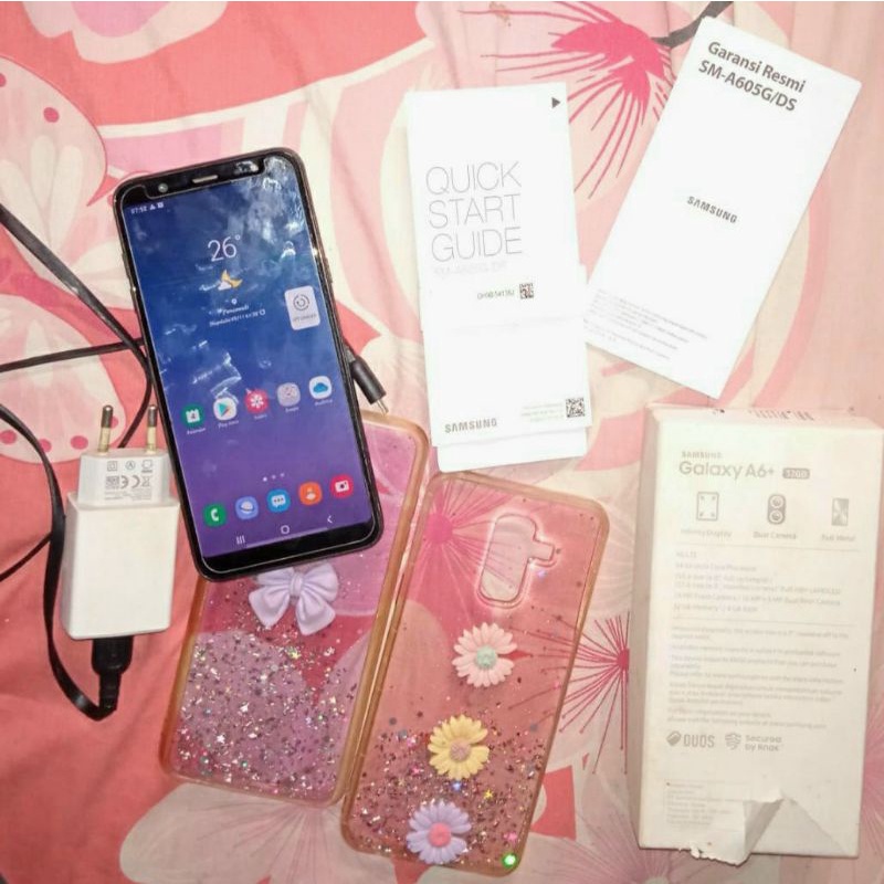 Preloved Second Hp Samsung Galaxy A6+ 32GB RAM 4GB 4G LTE