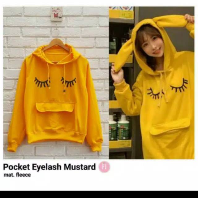 Pocket eyelas sweater | sweater cewek | sweater kekinian | sweater murah | sweater kekinian |