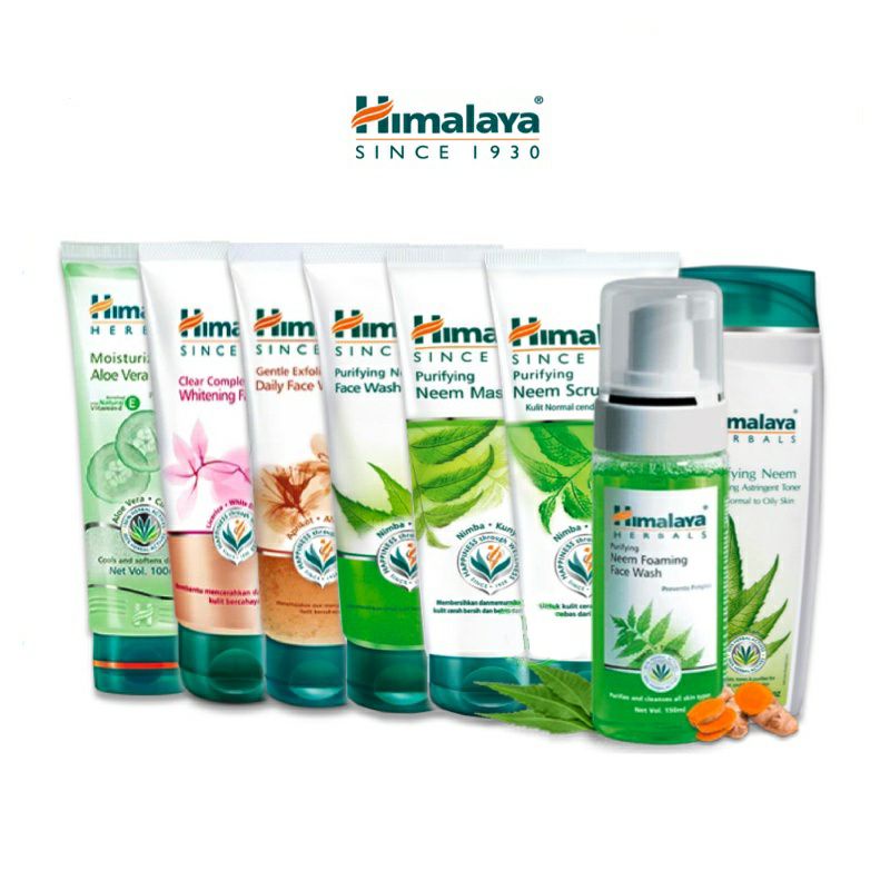 Jual HIMALAYA Purifying Facial Wash / Neem Mask / Neem scrub Shopee Indonesia