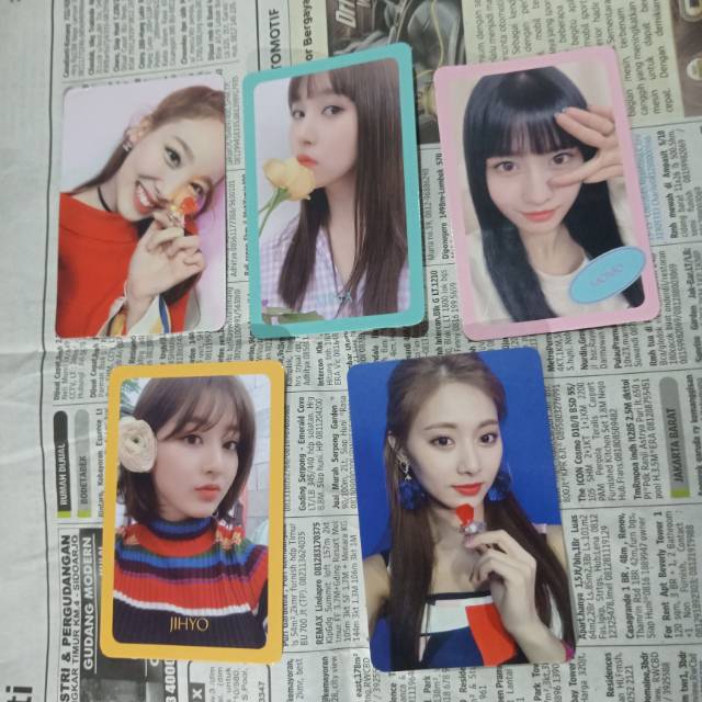 FANCY (B) - PHOTOCARD NAYEON MOMO TZUYU MINA DAN JIHYO TWICE