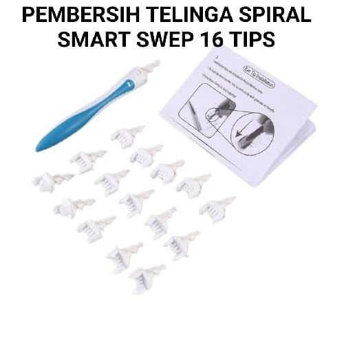 Smart Swep - Pembersih Telinga / Korek Kuping Spiral / Pembersih Kotoran Telinga