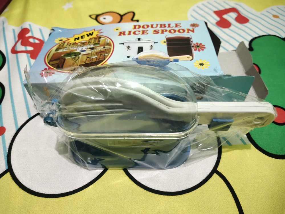 Centong Nasi Anti Lalat Higienis New Double Rice Spoon
