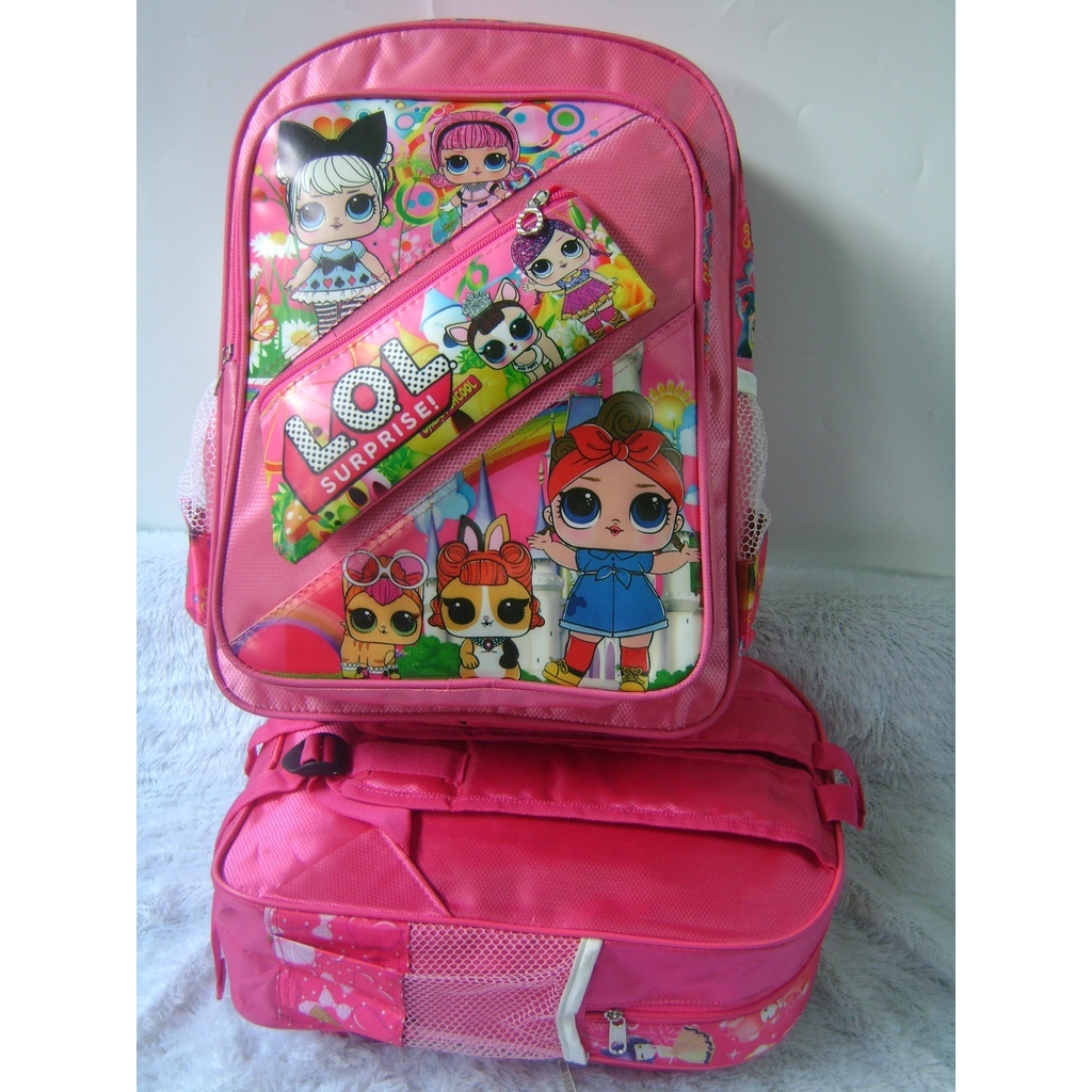 Tas Sekolah Anak Cewek  Ransel Motif L.O.L